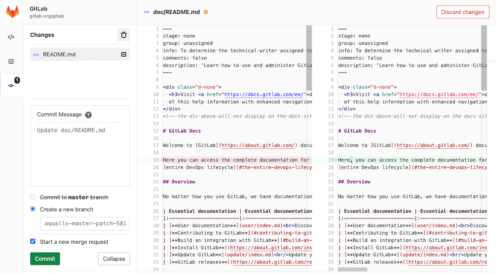 GitLab Flavored Markdown (GLFM)